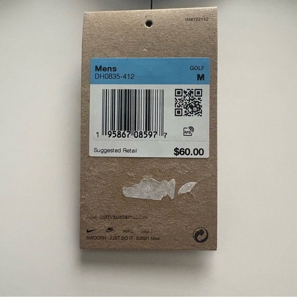 Men’s Nike Dri-Fit Victory Striped Golf Polo Medium NWT MSRP $60 - Picture 3 of 5